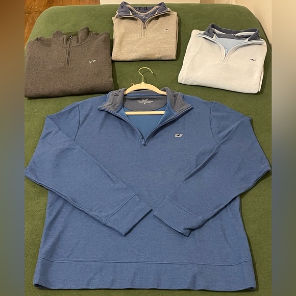 Vineyard Vines Other - Vineyard Vines Men’s Quarter Zip Sweater Medium